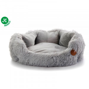 JK guļvieta suņiem, kaķiem YETI GREY M 53x53x16 cm